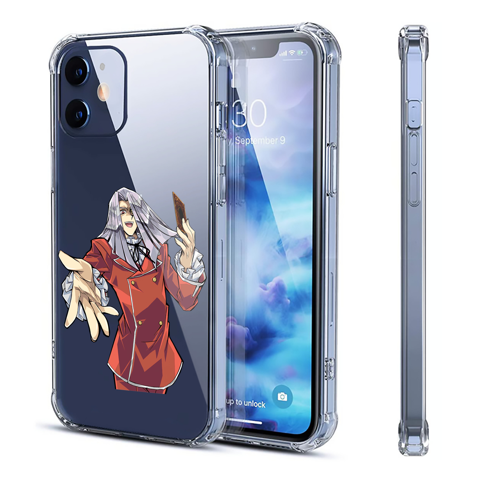 （画像用） 遊☆戯☆王 Yu-Gi-Oh! 【iPhone 12シリーズ対応】透明スマホケース（クリアソフトケース）